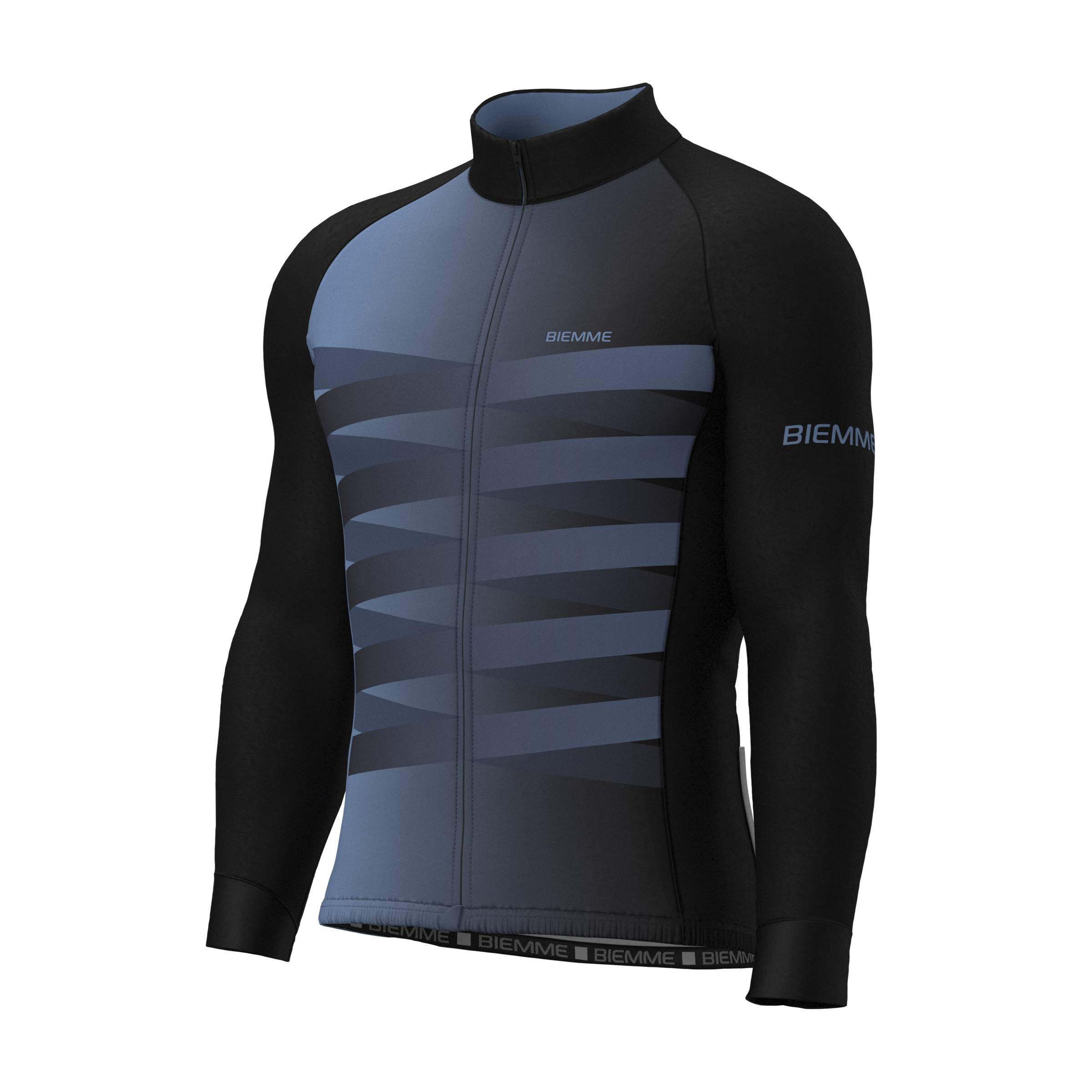 biemme fahrradbekleidung Biemme Cycling Jersey Man L/S CAPE HORN-Teal-AD58 XL